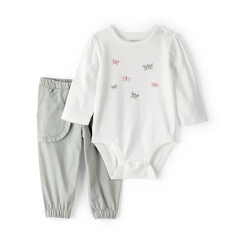 Комплект Carter's 2в1 боді, штани для дівчинки 69-72 см (1U066910_9M)