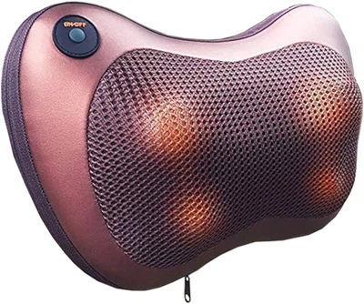 Подушка масажер на підголовник UFT Car Pillow 2 прикурювач 220 В Brown (UFTcarpillow2)