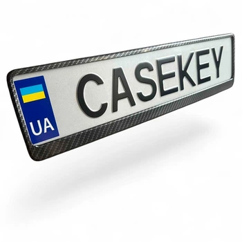 Карбоновая рамка номера (EU) ramkacrb