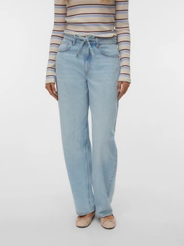 Джинси Mom's жіночі Vero Moda 10342884 26-32 Light Blue (5715832762143)