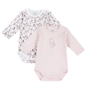 Боди (2 шт) Chicco Kitten, цвет розовый, размер 98 (091.00258.011)