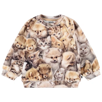 Свитшот Molo Disc Fuzzy Fluffy, цвет бежевый, размер 74 (4W25J203.9377)