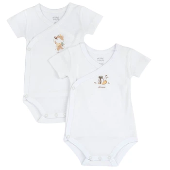 Боди (2 шт.) Chicco Baby, цвет белый, размер 68 (261.02083.033)