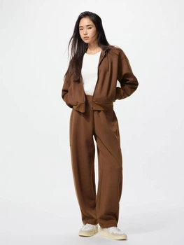 Спортивний костюм жіночий Uniqlo 507565747 XL Коричневий (1159856201)