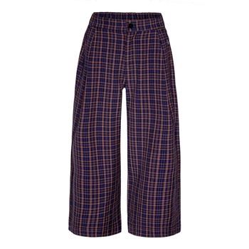 Брюки Molo Alta BlueBrown Check, цвет синий, размер 122 (2W24I114.9177)