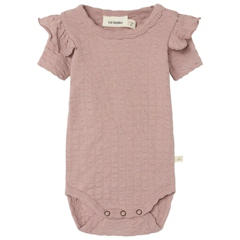 Боди Lil'Atelier Nettie, цвет пудровый, размер 62 (241.13230661.FAWN)