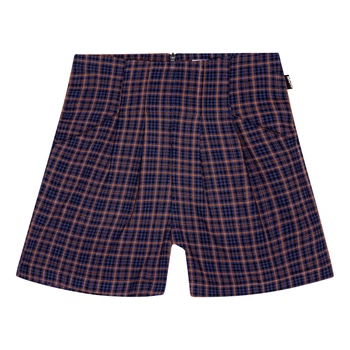 Шорты Molo Alysie BlueBrown Check, цвет синий, размер 116 (2W24H103.9177)