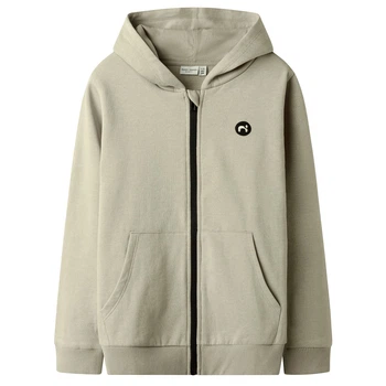 Утепленная толстовка Name it Skatt Beige, цвет бежевый, размер 122/128 (253.13247099.PCAS)