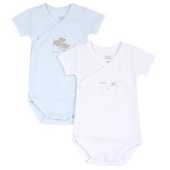 Боди (2 шт.) Chicco Hello, цвет голубой, размер 56 (261.02083.021)