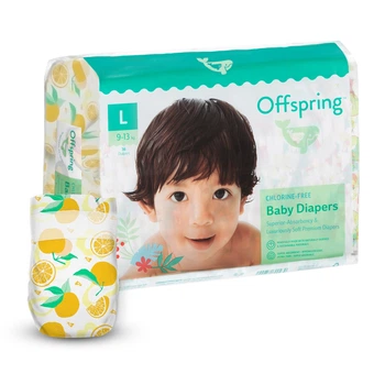 Підгузки Offspring Tangy Orange, розмір L, 9-13 кг, 36 шт. (DP-OI-FAT-L36P-TGYORN)