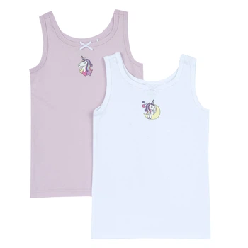 Майка (2 шт.) Chicco Unicorn, цвет сиреневый, размер 104 (090.11894.011)