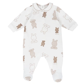 Комбінезон утеплений Chicco Cozy Bunny, колір білий, розмір 68 (091.00295.030)
