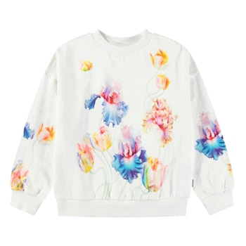 Свитшот Molo Maxi Petals Galore, цвет белый, размер 116 (2S25J211.3908)
