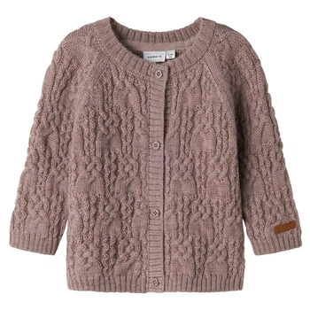 Кардиган из шерсти мериноса Name it Harper, цвет розовый, размер 56 (243.13228390.PDOV)