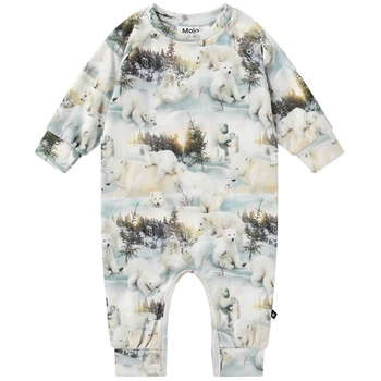 Комбинезон Molo Fairfax Snowy Bears, цвет голубой, размер 56 (6W24B501.9136)