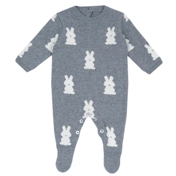 Хлопковый комбинезон Chicco Moon Bunny, цвет серый, размер 76 (091.00513.091)