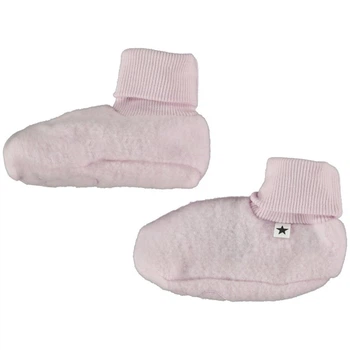 Пинетки из шерсти мериноса Molo Umut Alpine Glow, цвет розовый, размер 56 (7NOSU102.8764)