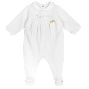 Комбінезон Chicco Molly, колір білий, розмір 56 (090.27243.033)
