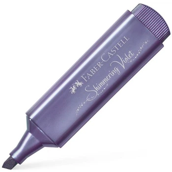 Маркер текстовыделительный Faber-Castell, 1-5 мм., Textliner 46, Metallic, Фиолетовый металлик, (154678)