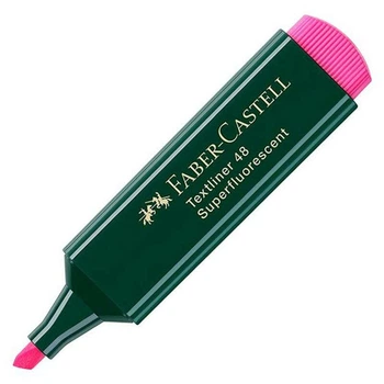 Маркер текстовильный Faber-Castell, 1-5 мм., Textliner 1548, Розовый, (154828)