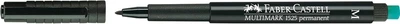 Маркер перманентный Faber-Castell OHP Multimark, 1,0 мм. M, Multimark, Черный, (152599)