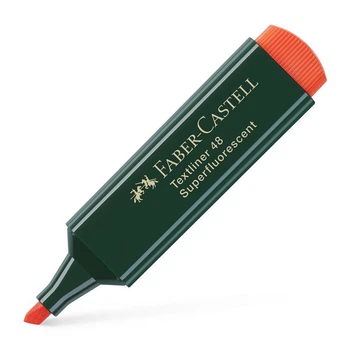 Маркер текстовильный Faber-Castell, 1-5 мм., Textliner 1548, Оранжевый, (154815)