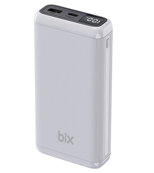 Дополнительная батарея Bix BXPB204 22.5W 20 000 mAh White