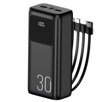 Дополнительная батарея Tugii Y31 30000 mah LED Lamp Display+cable black