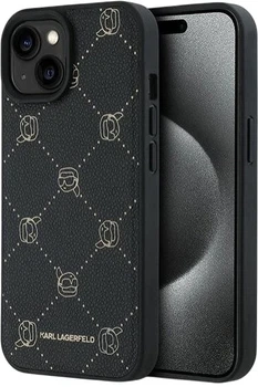 Etui Karl Lagerfeld Magsafe Karl Head do Apple iPhone 15 Black (3666339252649)