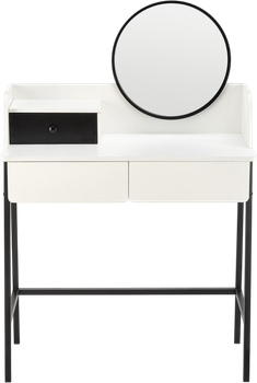 Туалетний столик Halmar Agnes Біло-чорний (V-CH-AGNES-KONSOLKA)
