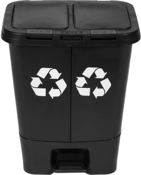 Kosz na śmieci na odpady mieszane ModernHome by Multistore MO-40C-1-K