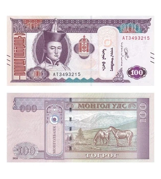 Банкнота 100 тугриків Монголія 2020 (2021) рік UNC