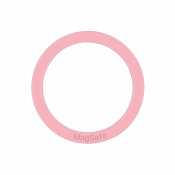 Кільце Silicone MagSafe 0.6мм рожеве для смартфона з клейкою основою та магнітною фіксацією