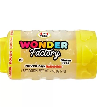 Маса для ліплення, що не засихає, WONDER FACTORY – СВІТ КОЛЬОРУ ТА ФОРМИ (в асорт., в дисп.)