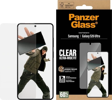 Захисне скло Panzer Glass Ultra-Wide Fit EasyAligner для Samsung Galaxy S26 Ultra (PG37869)