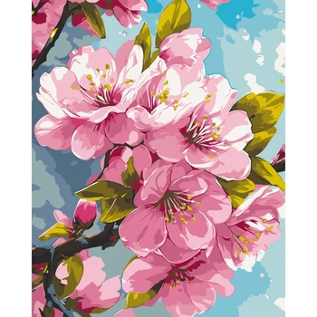 Картина для малювання за номерами Art Craft Цвіт сакури 40x50см (13099-AC)