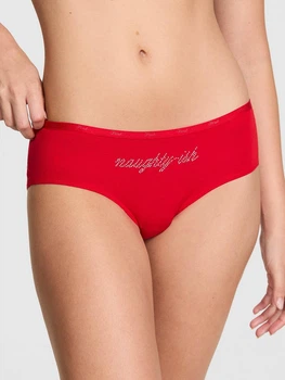 Женские трусики Victoria's Secret (28788933842) Logo Cotton Hiphugger S красные