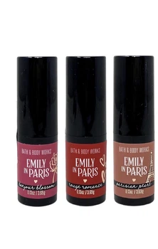Набір помад Bath & Body Works Emily in Paris 3 шт (червона, рожева, нюдова)