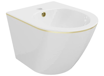 Подвесное биде MEXEN LENA WHITE GOLD EDGE *