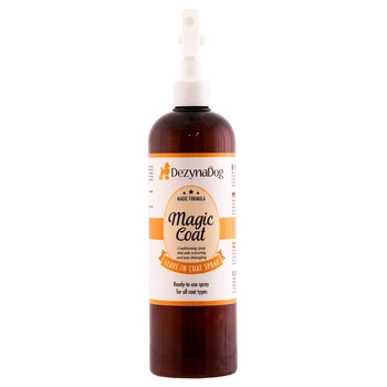 Спрей Dezynadog Magic Coat універсальне покриття-спрей для зниження статики покращення стану шерсті розплутування ковтунів 5052372068626