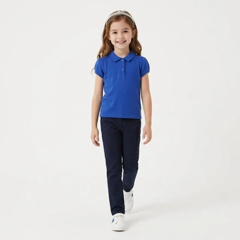 Футболка поло дитяча для дівчинки 110-116 см (5-6Y) George Синя