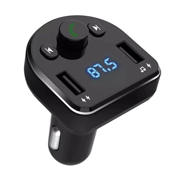 FM-трансмиттер автомобильный XO BCC01 Bluetooth / MP3 Черный