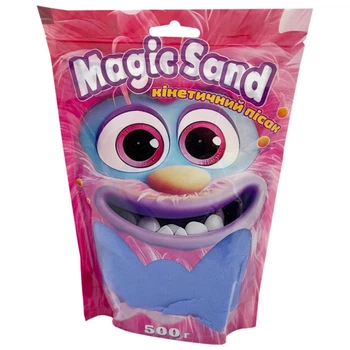 Креативное творчество "Кинетический песок Magic sand" 39403-9 синий 500 грамм