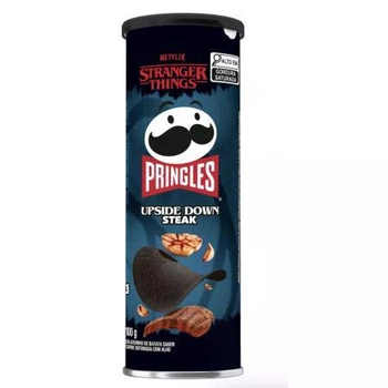 Чипсы Pringles Netflix Stranger Things Upside Down Steak Принглс лимитированная серия со вкусом стейка Очень странные дела 100 г