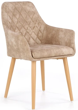 Krzesło do kuchni i salonu Halmar K287 Beżowe (5905248117860)