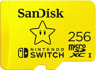 Карта памяти SanDisk Nintendo Switch microSDXC 256GB UHS-I U3 V30