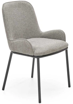 Стілець для кухні та вітальні Halmar K481 із підлокітниками Сірий (5905248121140)