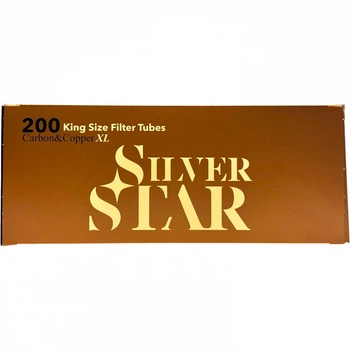 Гільзи для сигарет Silver Star X-Long Carbon & Сopper 24мм 200шт