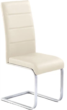 Стілець для кухні та вітальні Halmar K85 на полозках Кремовий (5905248121379)