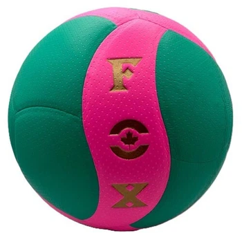 М'яч волейбольний зелено-рожевий FOX V3001